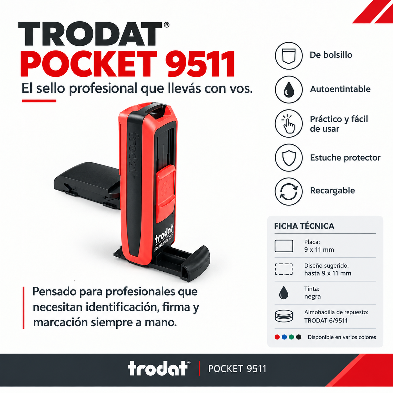 Pocket Trodat 9511